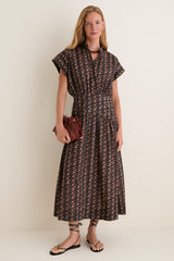 Abstract Alps Como Dress