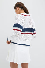 Americana Mesh Fischer Sweater