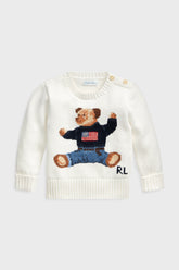 Baby Polo Bear Cotton Sweater