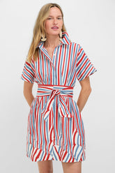 Americana Stripe Mini Callie Dress