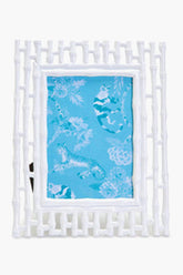 5x7 White Faux Bamboo Frame