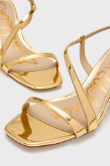 Amber Gold Prance Heels