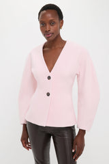 Ballerina Peacoat Wool Fitted Blazer