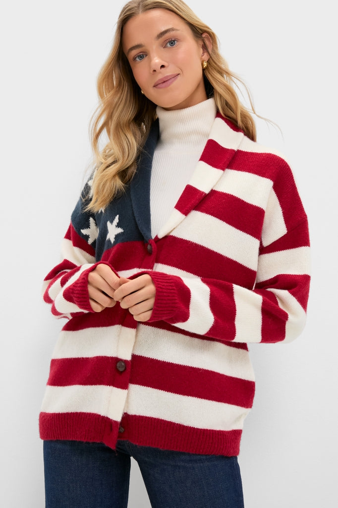 American Flag Lindsey Cardigan
