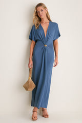 Ash Blue Rena Midi Dress