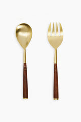 Acacia Wood Set of 2 Servers