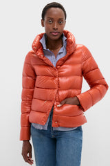 Arancione Nylon Ultralight Jacket