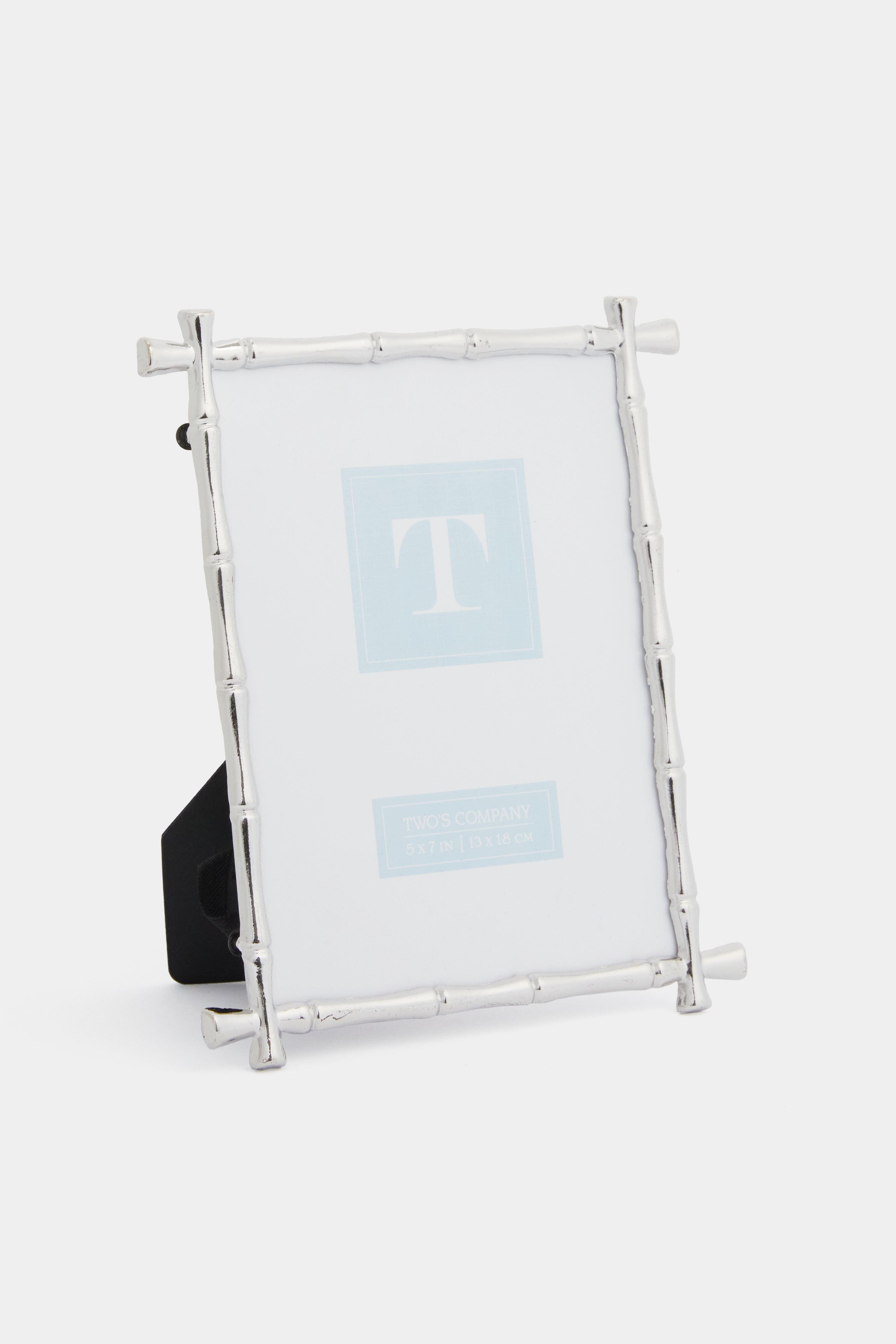 5x7 Bamboo Silver Frame