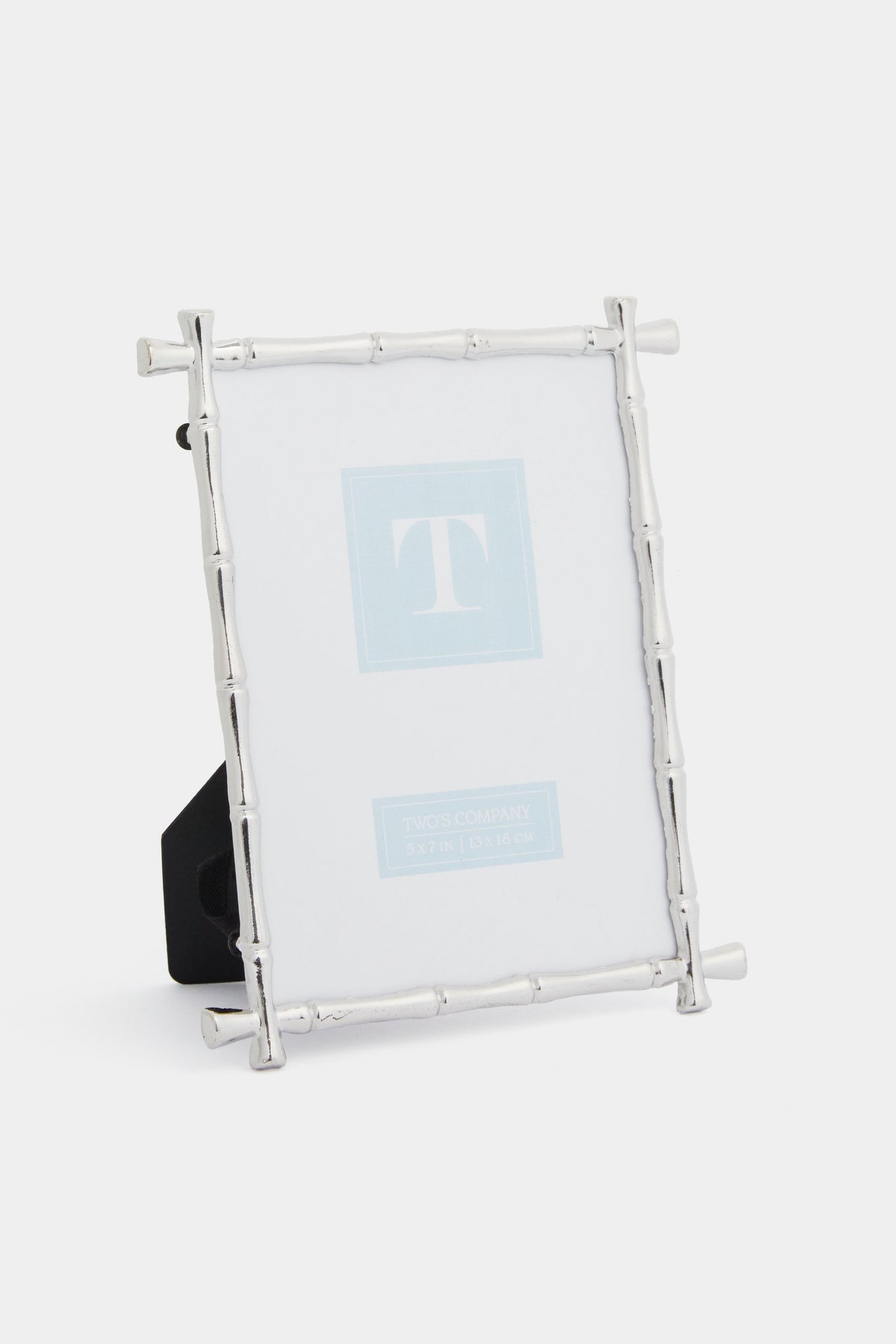 5x7 Bamboo Silver Frame