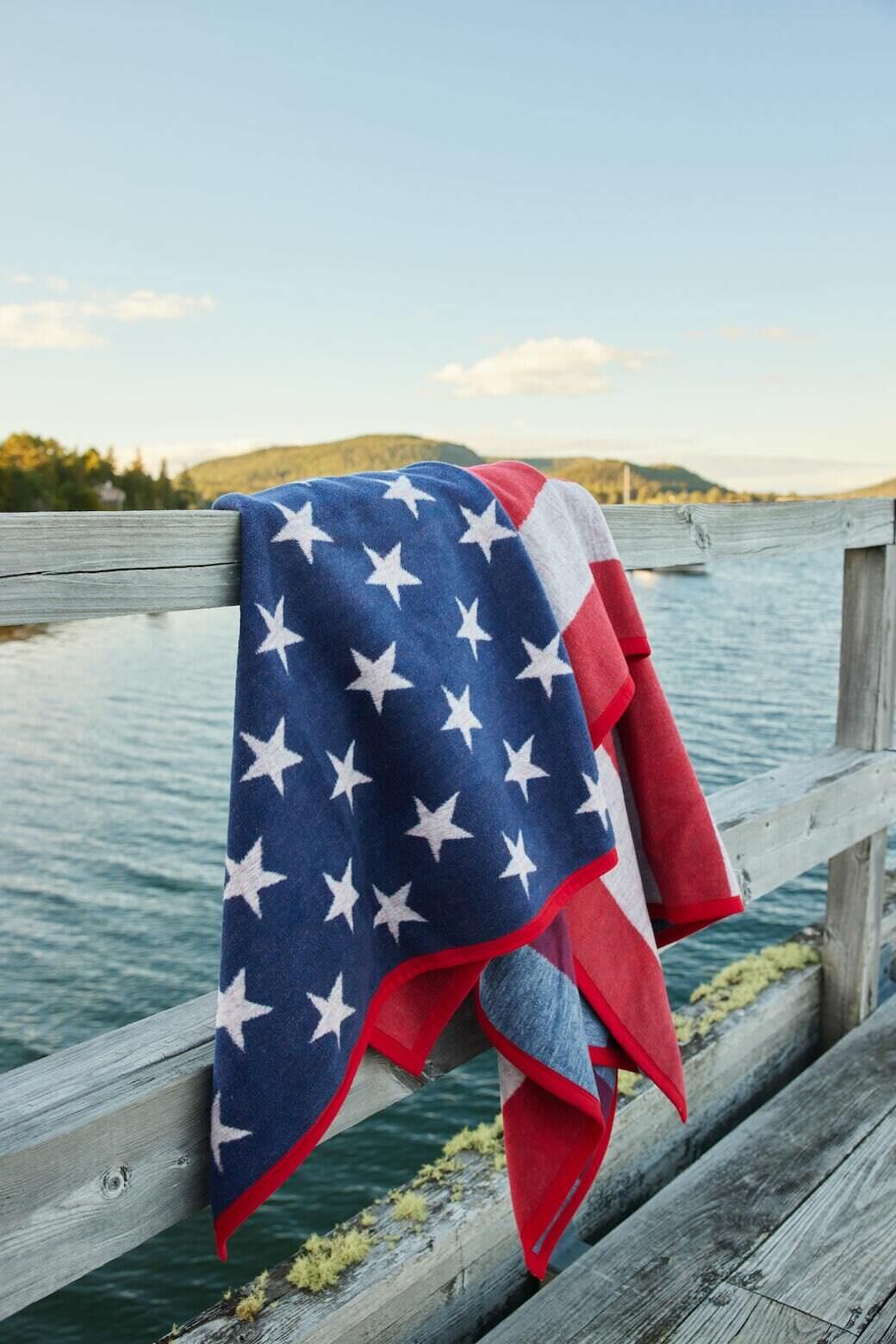 American Flag Blanket