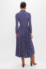 Autumn Fleur Navy Sabine Dress