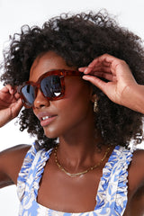 Andes Tortoise Brown Carson Sunglasses